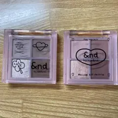 アンドバイロムアンド　イナピスクエア　メロウアイパレット　2個セット　限定色