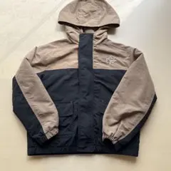 LOGOS DAYS フード付きジャケット ベージュ・黒130