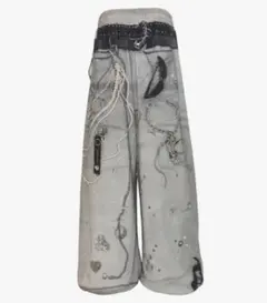 THEREDTHREAD S print sweat2 toys gray