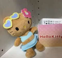 ハローキティぬいぐるみ 日焼けキティ ハイビスカス 新品タグ付き L