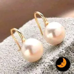 ピアス　レディース　ゴールド　バロック　パール　ピンク　フレンチガーリー　本真珠