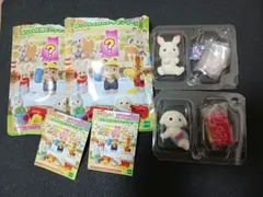 赤ちゃん工作だいすきシリーズ　シルバニア　フローラウサギ　ショコラウサギ