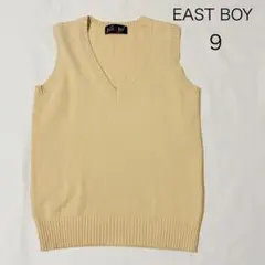 EAST BOY スクールベスト ベージュ さくら女神 刺繍 サイズ9