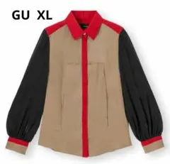 【新品】コンビネーションブラウス　GUアンダーカバーコラボ　X Lのサムネイル