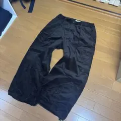 RAGEBLUE ワイドコーデュロイカーゴパンツ ダークブラウン