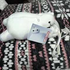 Disney 　ベイマックス　ショルダー ポーチ ホワイト 約25cm