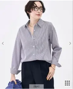 ✳️新品タグ付き✳️NOLLEY'Sオーバーサイズシャツ 【リネン】【定価