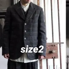 calmlence ジャケット019. ピークドラペル Sack Coatのサムネイル
