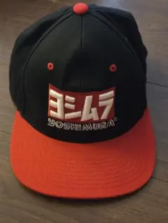 YOSHIMURA　ヨシムラ　キャップ 黒×赤　バイカー　バイクのサムネイル