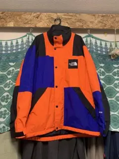 THE NORTH FACE GORE-TEXマウンテンパーカー オレンジ青黒