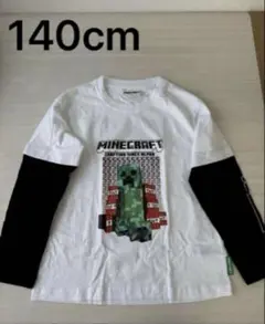 未使用　マイクラ　Tシャツ　男の子　長袖Tシャツ　ロンT 140cm