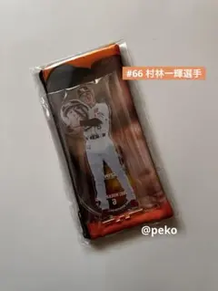 楽天イーグルス　オンラインガラポン　村林一輝選手 アクスタ+目ヂカラポーチ