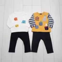 ユニクロ クレードスコープ 西松屋 トップス レギンス 4枚セット Eテレ 80