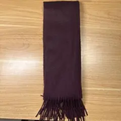 COMME CA MEN ワインレッド マフラー