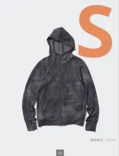 エアリズムUVカットメッシュパーカー ダークグレー