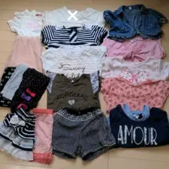 女の子　まとめ　110　15点セット　トップス　ワンピース　レギンス