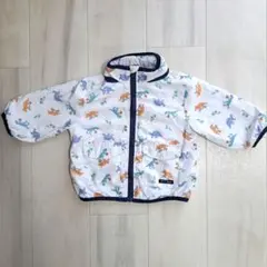 プティマイン　サイズ80 薄手アウター　ウインドブレーカー　恐竜　無記名