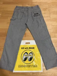 MOON Equipped ストライプ ワークパンツ XL