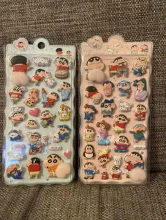 おしりシール　ぷくぷくシール　しんちゃん　2枚セット✨