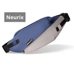 新品【Neurix】ボディバッグ ショルダーバッグ 軽量 撥水 ブルー/グレー