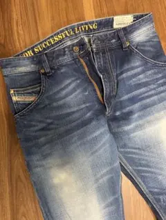 DIESEL KROOLEY ディーゼル加工デニム W28 Y2K ヴィンテージのサムネイル
