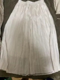 GRL グレイル☆ロングプリーツスカート　白　ホワイト