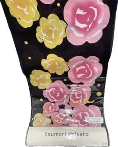 浴衣 反物 ツモリチサト ブランドゆかた 黒地の薔薇柄のサムネイル