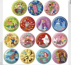 ディズニー刺繍缶バッチ/フルコンプ