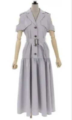 アクシーズファム　２ｗａｙケープデザインワンピース