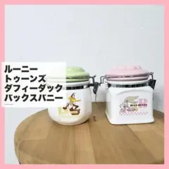 ダフィー・ダック バックス・バニー ミスタードーナツ キャニスターセット 陶器製