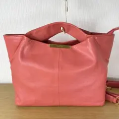 美品 LUPO ルポ バルセロナ 総革 2way 高級 バッグ