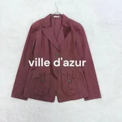 【新品未使用タグ付き】ville d' azur ジャケット 2026年最新】Ville dazur レディース テーラードジャケットの人気
