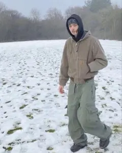 鬼フェード carhartt アクティブジャケット ブラウン XL