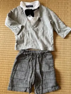 男の子　入園式　結婚式　PAS DE ZELE セレモニースーツ 80