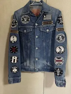 HYSTERIC GLAMOUR★ジージャン★ビッグシルエット★デニムジャケット HYSTERIC GLAMOUR（ヒステリックグラマー）の「USED加工Sデニム