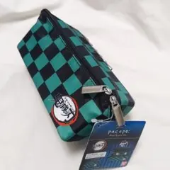 鬼滅の刃 炭治郎 ポーチ チェッカーパターン ペンケース