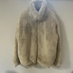 ZARA ザラ フェイクファー ボンバージャケット 肉厚ボアブルゾン コート Ｌ