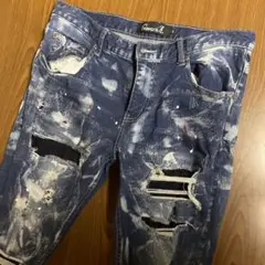Cova A スキニーデニム ダメージ加工