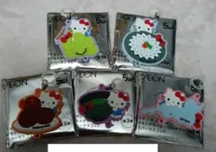 イオン　オリジナル　ジモトデザイン　ハローキティラバーマスコット　5種セット