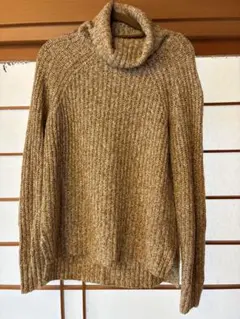 OLD NAVY タートルネックニット S ベージュ系