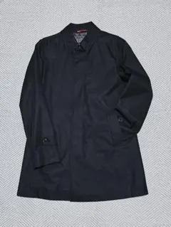 【RITORNO】ブラック ステンカラーコート　比翼　キルティング　裏地あり