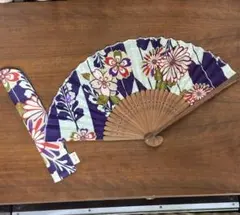 アフリカ布 扇子 せんす ワックスプリント キテンゲ パーニュ ファン