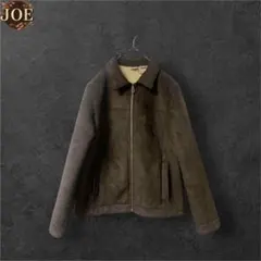 【美品】L.L.Bean ボアフリースジャケット ブラウン スエード調 裏ボア