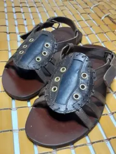 DOLCE&GABBANA レザーサンダル 7.5 グラディエーターサンダル DOLCE&GABBANA レザーサンダル 7.5 グラディエーターサンダル - メルカリ