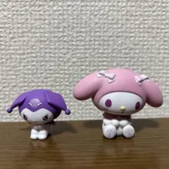 サンリオ あまえんぼナミダ クロミ　あたまこつんフィギュア マイメロディ