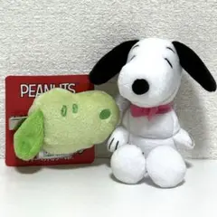 PEANUTS【スヌーピー】ぬいぐるみマスコット&ヘアクリップセット