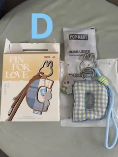 ラブブ　pin for love　イニシャル　アルファベット　ペンダント　D