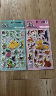め*マ様 韓国　ポケモンステッカー