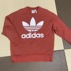 adidas オレンジ スウェット S