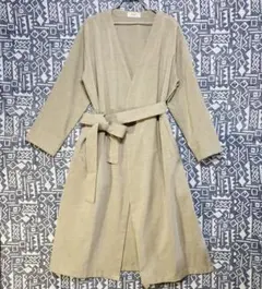 新品 BEAMS HEART ベルテッド ライトガウン スプリングコート